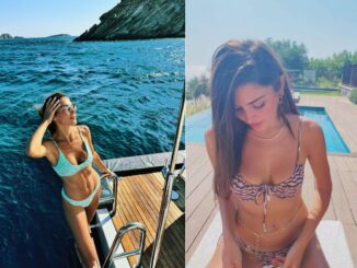 Hande Erçel Sizzles in Bold String Bikini – Turkish Star’s Stunning Photoshoot